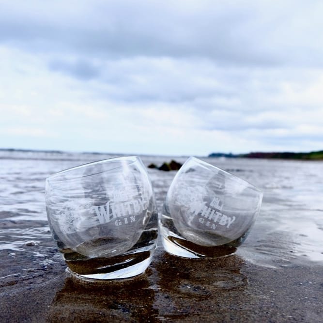 Whitby Gin Glass Tumbler Twin Pack