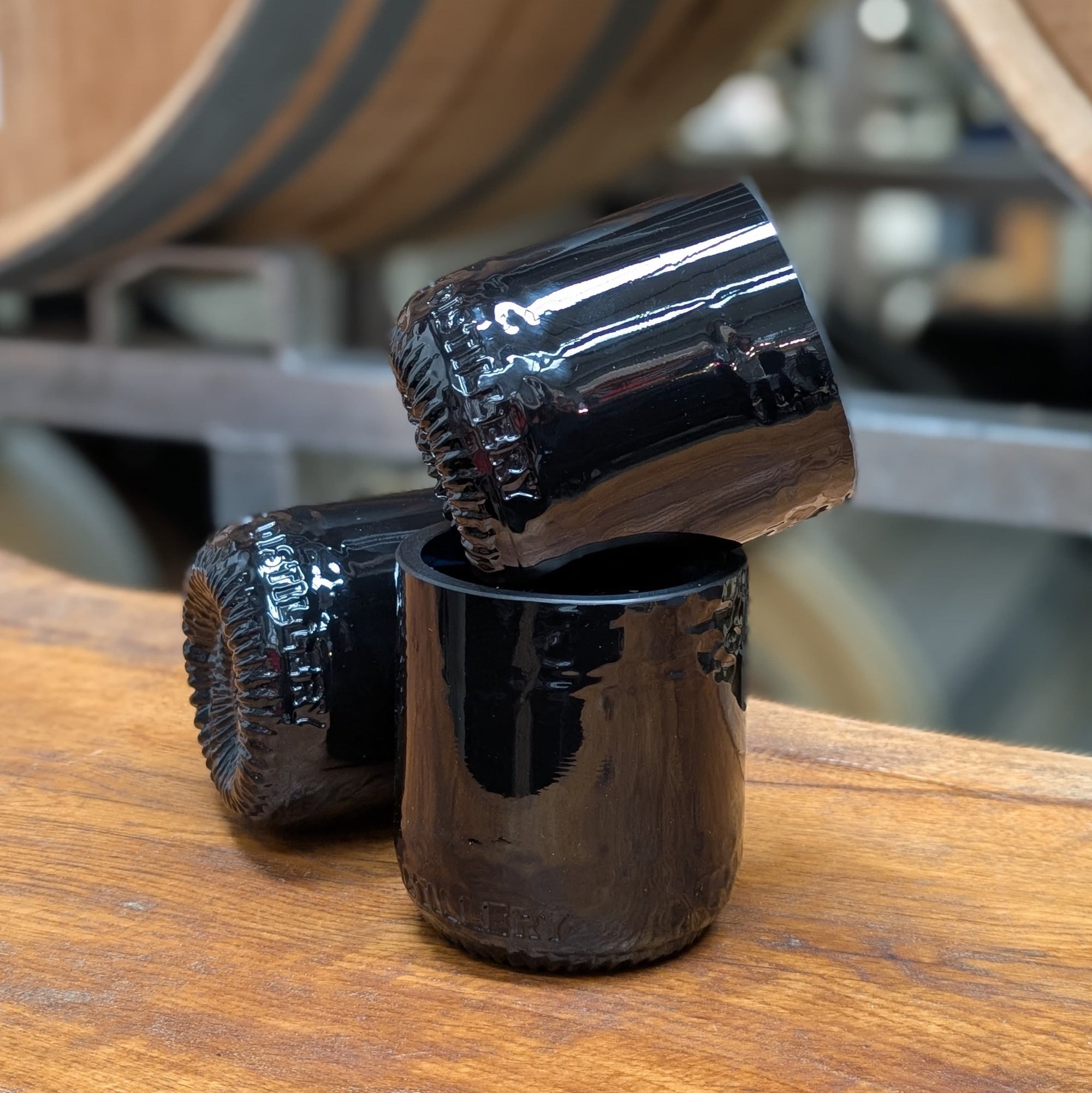 Whitby Ammonite Tumbler Glass - Gothic Edition