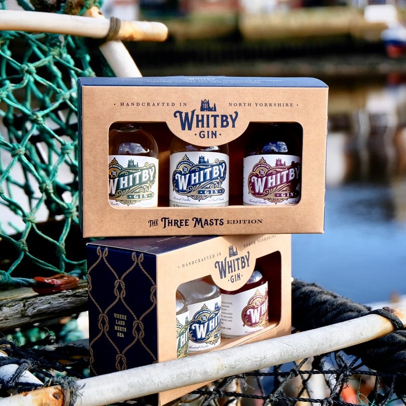 Whitby Distillery Three Masts Gift Set